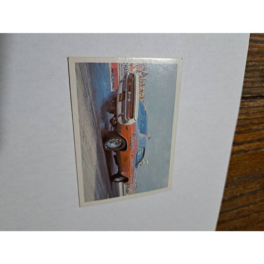 1971 Dick Landys 1970 Challenger Super Stock AHRA Fleer Drag Champs Card